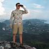 image:imageBASSDASH Mens 10 Hiking Cargo Shorts Quick Dry Water Resistant Lightweight Outdoor Shorts for Fishing Camping GolfKhaki