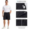 image:imageBASSDASH Mens 9 Hiking Cargo Shorts Quick Dry UPF 50 Lightweight Stretch for Fishing Kayaking Camping Casual FP11MBlack