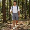 image:imageBASSDASH Mens 9 Hiking Cargo Shorts Quick Dry UPF 50 Lightweight Stretch for Fishing Kayaking Camping Casual FP11MDark Grey