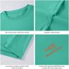 image:imageBASSDASH Mens UPF 50 Short Sleeve Fishing Shirts Performance Cooling UV Sun Protection Hiking TShirtsAqua Green