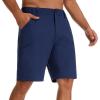 image:imageBASSDASH Mens 10 Hiking Cargo Shorts Quick Dry Water Resistant Lightweight Outdoor Shorts for Fishing Camping GolfDark Blue