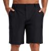 image:imageBASSDASH Mens 9 Hiking Cargo Shorts Quick Dry UPF 50 Lightweight Stretch for Fishing Kayaking Camping Casual FP11MBlack