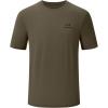 image:imageBASSDASH Mens UPF 50 Short Sleeve Fishing Shirts Performance Cooling UV Sun Protection Hiking TShirtsBrown