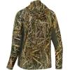 image:imageBASSDASH Mens UPF 50 Camo Long Sleeve Hunting Fishing Hoodie ShirtMarshreed