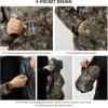 image:imageBASSDASH VORTEXIS Mens Waterproof Rain Jacket Breathable Ultra Lightweight RipStop Packable for Fishing Hunting HikingGrunge CamoMoss Green