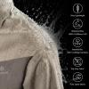 image:imageBASSDASH VORTEXIS Mens Waterproof Rain Jacket Breathable Ultra Lightweight RipStop Packable for Fishing Hunting HikingKhaki