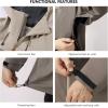 image:imageBASSDASH VORTEXIS Mens Waterproof Rain Jacket Breathable Ultra Lightweight RipStop Packable for Fishing Hunting HikingKhaki