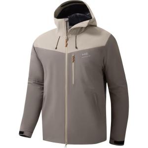 image:imageBASSDASH VORTEXIS Mens Waterproof Rain Jacket Breathable Ultra Lightweight RipStop Packable for Fishing Hunting HikingKhaki