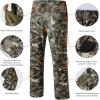 image:imageBASSDASH Invis 170 Mens Lightweight Hunting Pants 4Way Stretch Breathable Water Resistant for Turkey Early Season SpringGrunge Camo