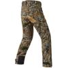 image:imageBASSDASH WalkerLw Mens Waterproof Breathable Hunting Pants with Silent Outer Fabric for Fishing Turkey UplandAutumn Forest