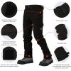 image:imageBASSDASH WalkerLw Mens Waterproof Breathable Hunting Pants with Silent Outer Fabric for Fishing Turkey UplandBlack