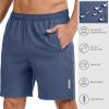 image:imageBASSDASH Mens 7 Inseam Hiking Fishing Shorts UPF 50 with 3 Zipper Pockets Lightweight Water Resistant Quick Dry FP12MEnsign Blue