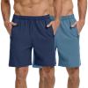 Pack of 2  Dark Blue & Grey Blue