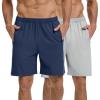 Pack of 2  Dark Blue & Light Grey