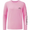 image:imageBASSDASH Fishing T Shirts for Men UV Sun Protection UPF 50 Long Sleeve Tee TShirtLight PinkBlack Logo