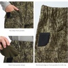 image:imageBASSDASH Invis Kids Youth Stretch Hunting Pants Water Resistant Breathable Camo Cargo Fishing PantMoss Wood