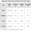 image:imageBASSDASH Invis Kids Youth Stretch Hunting Pants Water Resistant Breathable Camo Cargo Fishing PantMoss Wood