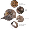 image:imageBASSDASH Kids Youth Fishing Sun Hat Mesh Back Adjustable Baseball Trucker Cap for Boys Girls ToddlerAutumn Forest