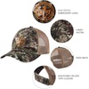 image:imageBASSDASH Kids Youth Fishing Sun Hat Mesh Back Adjustable Baseball Trucker Cap for Boys Girls ToddlerGrunge Camo