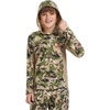 image:imageBASSDASH Youth UPF 50 Camo Hunting Hooded Shirt Lightweight Quick Dry Long Sleeve for Kids Fishing Hiking Outdoor FS05Y