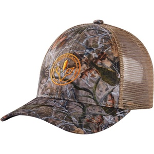 image:imageBASSDASH Kids Youth Fishing Sun Hat Mesh Back Adjustable Baseball Trucker Cap for Boys Girls ToddlerAutumn Forest
