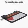 image:imageBASSDASH 2Pack TPU Fishing Tackle Bag Heavy Duty Bait Storage Pouch with WaterResistant Zipper for Soft Baits Tools Accessories2Pack  Black