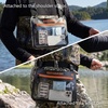 image:imageBASSDASH 2Pack TPU Fishing Tackle Bag Heavy Duty Bait Storage Pouch with WaterResistant Zipper for Soft Baits Tools Accessories2Pack  Black