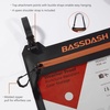 image:imageBASSDASH 2Pack TPU Fishing Tackle Bag Heavy Duty Bait Storage Pouch with WaterResistant Zipper for Soft Baits Tools Accessories2Pack  Black