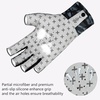 image:imageBASSDASH 34 Finger UPF 50 Sun Gloves Breathable AntiSlip Silicone Palm for Men Women Fishing Fingerless Cycling RunningBlack Camo