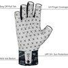image:imageBASSDASH 34 Finger UPF 50 Sun Gloves Breathable AntiSlip Silicone Palm for Men Women Fishing Fingerless Cycling RunningBlack Camo