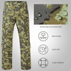image:imageBASSDASH Invis Mens Stretch Hunting Pants Water Resistant Camo Fishing PantOpen Terrain