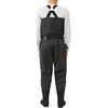 image:imageBASSDASH Mens Lightweight Breathable Chest Wader Black Camo Boot Foot for Fly Fishing Hunting FW11