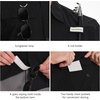 image:imageBASSDASH Mens UV Short Sleeve Button Down Shirt  Cooling Water Resistant amp Breathable for Hiking Fishing OutdoorBlack