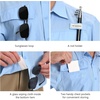 image:imageBASSDASH Mens UV Short Sleeve Button Down Shirt  Cooling Water Resistant amp Breathable for Hiking Fishing OutdoorCarolina