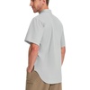 image:imageBASSDASH Mens UV Short Sleeve Button Down Shirt  Cooling Water Resistant amp Breathable for Hiking Fishing OutdoorCool Grey