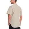 image:imageBASSDASH Mens UV Short Sleeve Button Down Shirt  Cooling Water Resistant amp Breathable for Hiking Fishing OutdoorKhaki