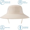 image:imageBASSDASH UPF 50 Breathable Sun Hat with Removable Face Cover and Neck Flap Wide Brim Bucket Hat for Fishing Hiking Men WomenBeige