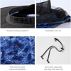 image:imageBASSDASH UPF 50 Mosquito Sun Hat with Hidden Head Net and Neck Flap for Men Women Outdoor Fishing Hiking CampingBlue Camo