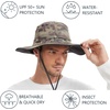 image:imageBASSDASH UPF 50 Mosquito Sun Hat with Hidden Head Net and Neck Flap for Men Women Outdoor Fishing Hiking CampingEarth Camo