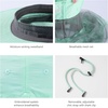 image:imageBASSDASH UPF 50 Mosquito Sun Hat with Hidden Head Net and Neck Flap for Men Women Outdoor Fishing Hiking CampingPastel Teal