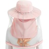 image:imageBASSDASH UPF 50 Mosquito Sun Hat with Hidden Head Net and Neck Flap for Men Women Outdoor Fishing Hiking CampingPink