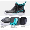 image:imageBASSDASH Womens 45 Waterproof Deck Ankle Rain Boots AntiSlip Neoprene Rubber Garden Fishing BootsBlack Leopard