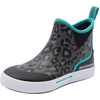 image:imageBASSDASH Womens 45 Waterproof Deck Ankle Rain Boots AntiSlip Neoprene Rubber Garden Fishing BootsBlack Leopard