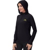 image:imageBASSDASH Womens UPF 50 Performance Hoodie Long Sleeve UV Fishing Hiking ShirtBlack