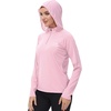 image:imageBASSDASH Womens UPF 50 Performance Hoodie Long Sleeve UV Fishing Hiking ShirtPink