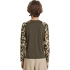 image:imageBASSDASH Youth UPF50 Camo Long Sleeve Fishing Shirt UV Protection Quick Dry TeeBrownHighland