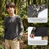 image:imageBASSDASH Youth UPF50 Camo Long Sleeve Fishing Shirt UV Protection Quick Dry TeeDark GreyGrunge Camo