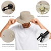 image:imageBassdash 2 Pack UPF 50 Patterned Under Brim Foldable Lightweight Bucket Sun Hats for Fishing Hiking Safari Men Women FH18Pack of 2 Colors Collection B