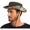 image:imageBassdash 2 Pack UPF 50 Patterned Under Brim Foldable Lightweight Bucket Sun Hats for Fishing Hiking Safari Men Women FH18Pack of 2 Colors Collection D
