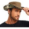 image:imageBassdash 2 Pack UPF 50 Patterned Under Brim Foldable Lightweight Bucket Sun Hats for Fishing Hiking Safari Men Women FH18Pack of 2 Colors Collection D